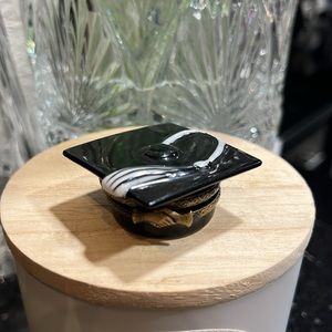 Graduation Cap Porcelain Limoges Trinket Box